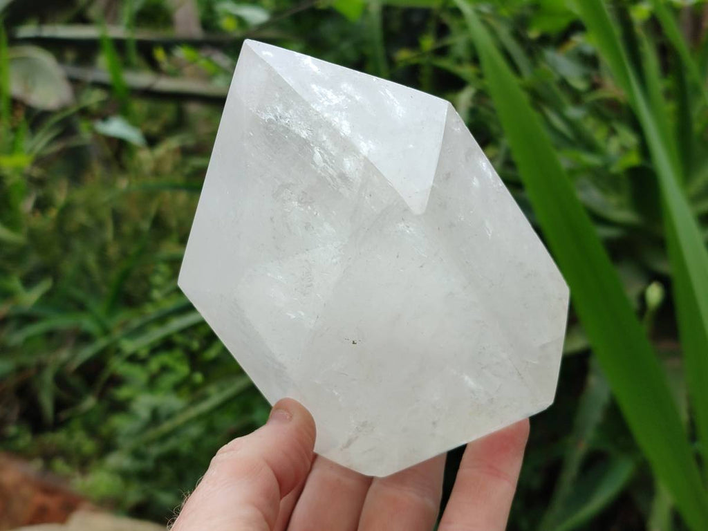 Polished Clear Quartz Crystal x 2 From Madagascar - Toprock Gemstones and Minerals 