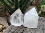 Polished Clear Quartz Crystal x 2 From Madagascar - Toprock Gemstones and Minerals 