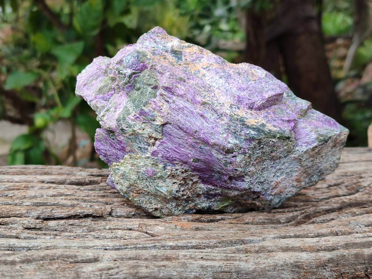 Natural Stichtite And Green Serpentine Specimens x 2 From Barberton, South Africa - Toprock Gemstones and Minerals 