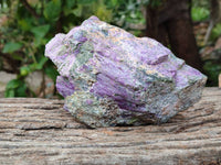 Natural Stichtite And Green Serpentine Specimens x 2 From Barberton, South Africa