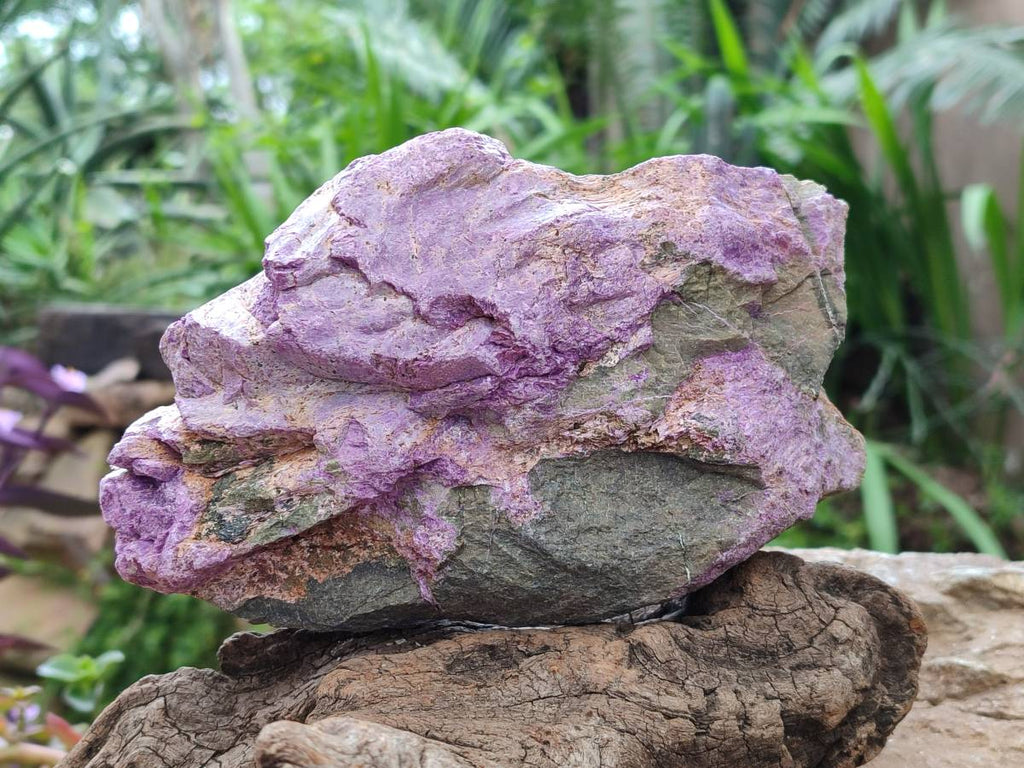 Natural Stichtite And Green Serpentine Specimens x 2 From Barberton, South Africa - Toprock Gemstones and Minerals 