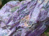 Natural Stichtite And Green Serpentine Specimens x 2 From Barberton, South Africa