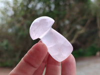 Polished Rose Quartz Mushrooms And Bullets x 31 From Madagascar