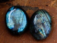 Polished Labradorite Galets x 20 From Tulear, Madagascar