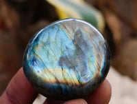 Polished Labradorite Galets x 20 From Tulear, Madagascar