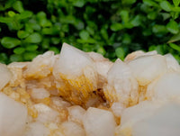 Natural XXL White Phantom, Pineapple Candle Quartz Cluster x 1 From Antsirabe, Madagascar
