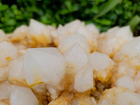 Natural XXL White Phantom, Pineapple Candle Quartz Cluster x 1 From Antsirabe, Madagascar