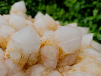 Natural XXL White Phantom, Pineapple Candle Quartz Cluster x 1 From Antsirabe, Madagascar