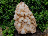 Natural XXL White Phantom, Pineapple Candle Quartz Cluster x 1 From Antsirabe, Madagascar