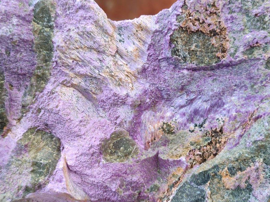 Natural Stichtite Cobbed Specimens x 2 From Barberton, South Africa - Toprock Gemstones and Minerals 