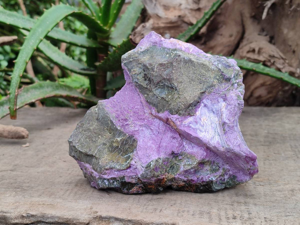 Natural Stichtite Cobbed Specimens x 2 From Barberton, South Africa - Toprock Gemstones and Minerals 