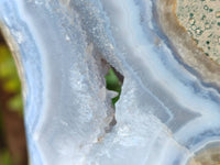 Polished Blue Lace Agate Standing Free Form x 1 From Nsanje, Malawi