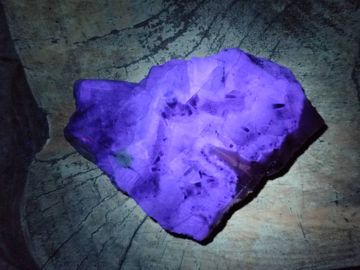 Polished On One Side Watermelon Fluorite Slices x 6 From Uis, Namibia - Toprock Gemstones and Minerals 