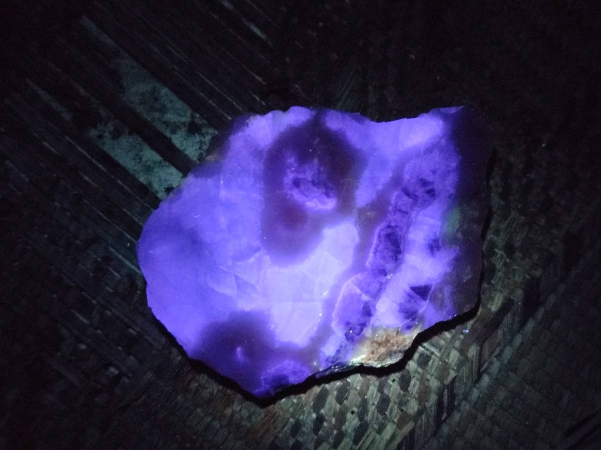 Polished On One Side Watermelon Fluorite Slices x 6 From Uis, Namibia - Toprock Gemstones and Minerals 