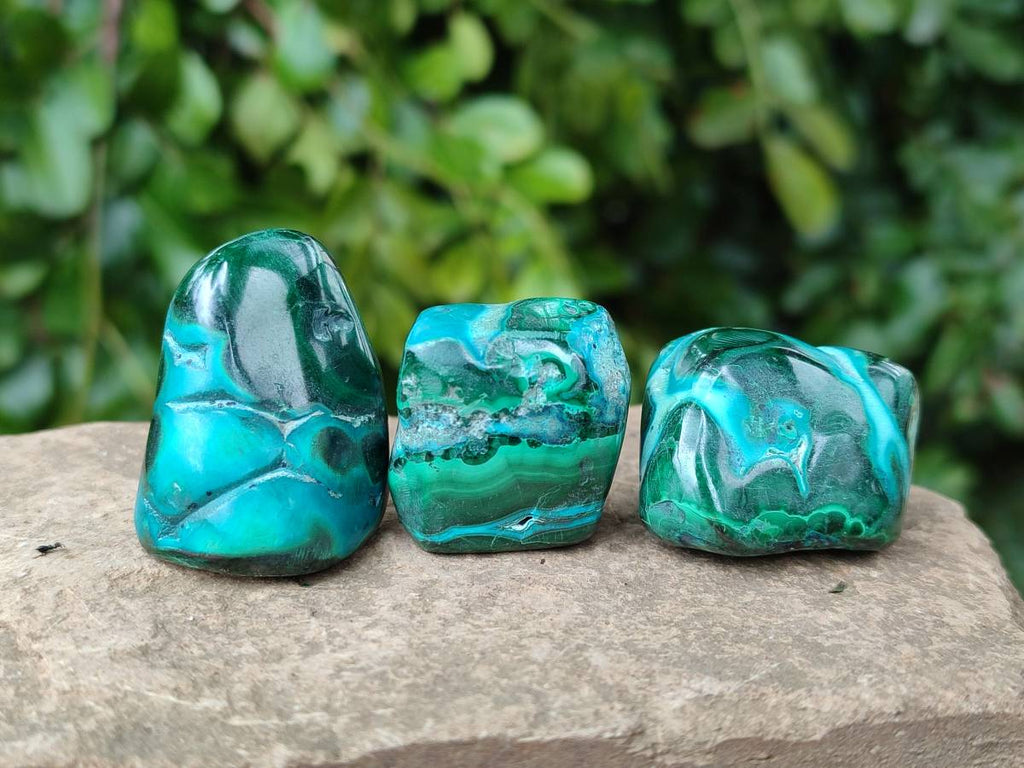 Polished Malacolla Free Forms x 35 From Kulukuluku, Congo - Toprock Gemstones and Minerals 