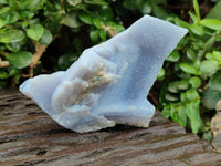 Natural Blue Lace Agate Geode Specimens x 12 From Nsanje, Malawi