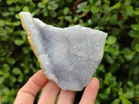 Natural Blue Lace Agate Geode Specimens x 12 From Nsanje, Malawi