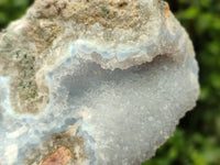 Natural Blue Lace Agate Geode Specimens x 12 From Nsanje, Malawi