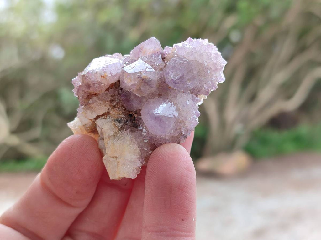 Natural Amethyst Spirit Quartz Clusters x 20 From Boekenhouthoek, South Africa - Toprock Gemstones and Minerals 