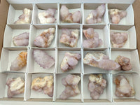 Natural Amethyst Spirit Quartz Clusters x 20 From Boekenhouthoek, South Africa