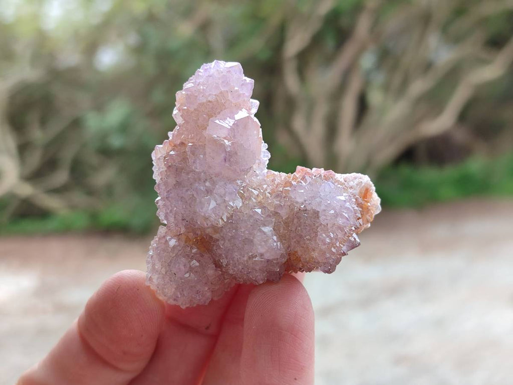 Natural Amethyst Spirit Quartz Clusters x 20 From Boekenhouthoek, South Africa - Toprock Gemstones and Minerals 