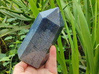 Polished Lazulite Points x 3 From Madagascar
