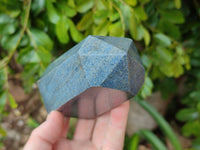 Polished Lazulite Points x 3 From Madagascar
