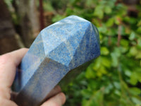 Polished Lazulite Points x 3 From Madagascar
