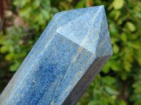 Polished Lazulite Points x 3 From Madagascar