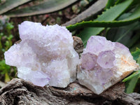 Natural Amethyst Spirit Quartz Clusters x 6 From Boekenhouthoek, South Africa