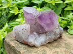 Natural Jacaranda Amethyst Quartz Clusters x 6 From Mumbwa, Zambia - Toprock Gemstones and Minerals 
