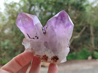 Natural Jacaranda Amethyst Quartz Clusters x 6 From Mumbwa, Zambia