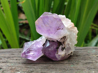 Natural Jacaranda Amethyst Quartz Clusters x 6 From Mumbwa, Zambia