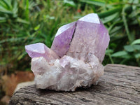 Natural Jacaranda Amethyst Quartz Clusters x 6 From Mumbwa, Zambia