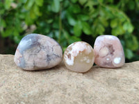 Polished Flower Agate Free Forms x 70 From Antsahalova, Madagascar