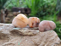 Polished Flower Agate Free Forms x 70 From Antsahalova, Madagascar