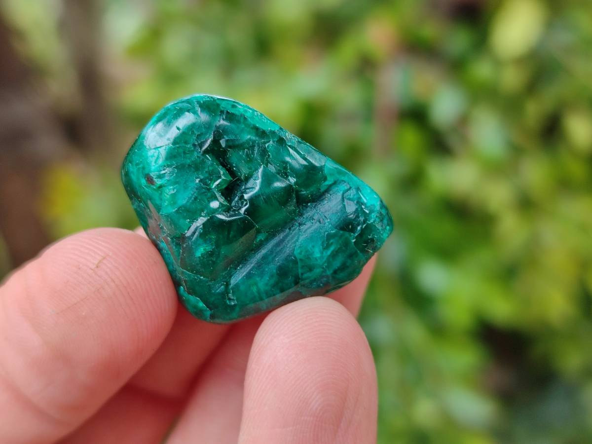 Polished Dioptase Free Forms x 20 From Likasi, Congo - Toprock Gemstones and Minerals 