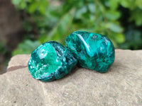 Polished Dioptase Free Forms x 20 From Likasi, Congo