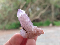 Natural Amethyst Spirit Quartz Clusters x 20 From Boekenhouthoek, South Africa