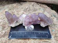 Natural Amethyst Spirit Quartz Clusters x 20 From Boekenhouthoek, South Africa