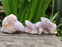 Natural Amethyst Spirit Quartz Clusters x 20 From Boekenhouthoek, South Africa