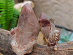 Natural Red Phantom Hematoid Quartz Crystals x 12 From Karoi, Zimbabwe - Toprock Gemstones and Minerals 