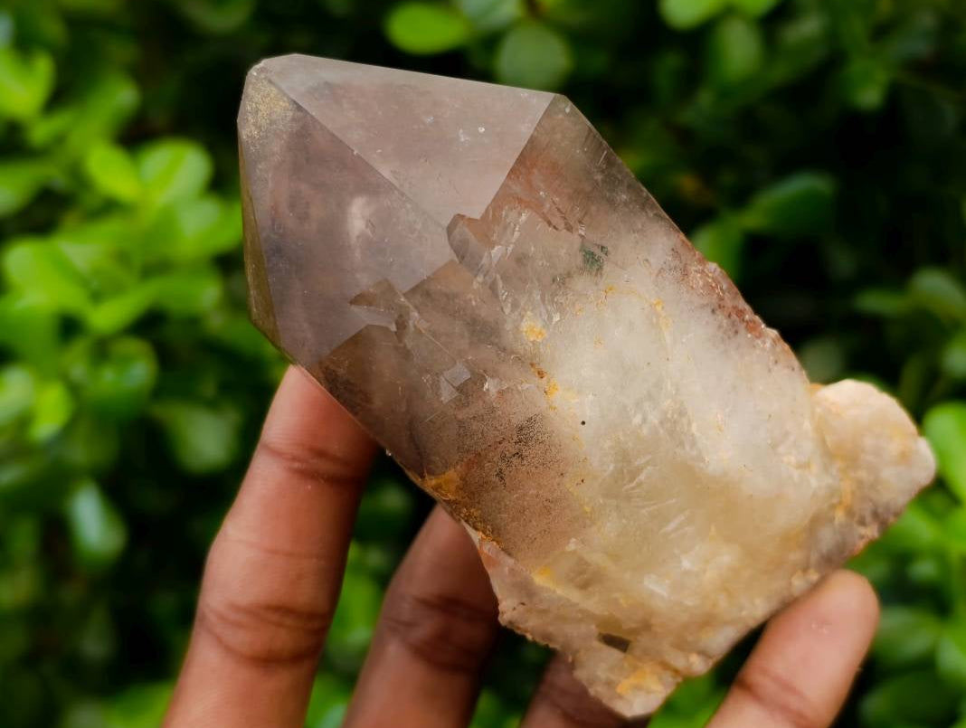 Natural Red Phantom Hematoid Quartz Crystals x 12 From Karoi, Zimbabwe - Toprock Gemstones and Minerals 