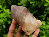 Natural Red Phantom Hematoid Quartz Crystals x 12 From Karoi, Zimbabwe