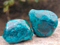 Polished Dioptase Free Forms x 26 From Likasi, Congo