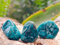 Polished Dioptase Free Forms x 26 From Likasi, Congo
