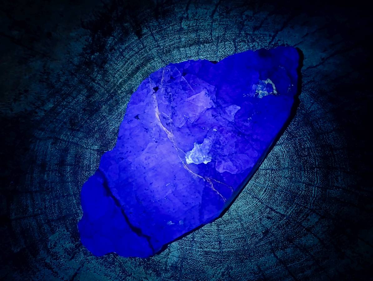 Polished On One Side Watermelon Fluorite Slices x 2 From Uis, Namibia - Toprock Gemstones and Minerals 