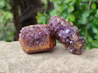 Natural Amethystos Amethyst Clusters x 35 From Kwaggafontein, South Africa
