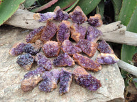 Natural Amethystos Amethyst Clusters x 35 From Kwaggafontein, South Africa