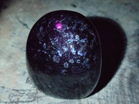 Polished Blue Speck Iolite Water Sapphire Standing Free Forms x 3 From Ambatofinandrahana, Madagascar